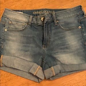 American Eagle cuffed jean shorts